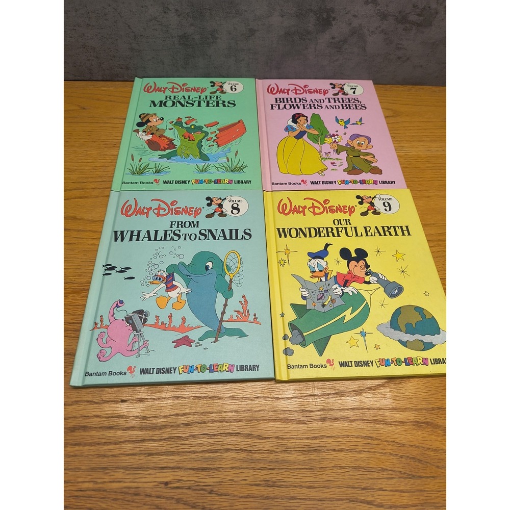 Walt Disney Fun To Learn Books Lot Of‎ 4